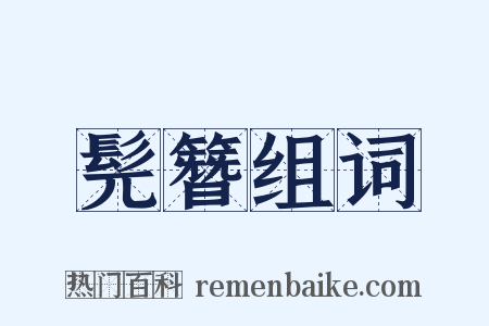 髡簪组词是什么意思的图片
